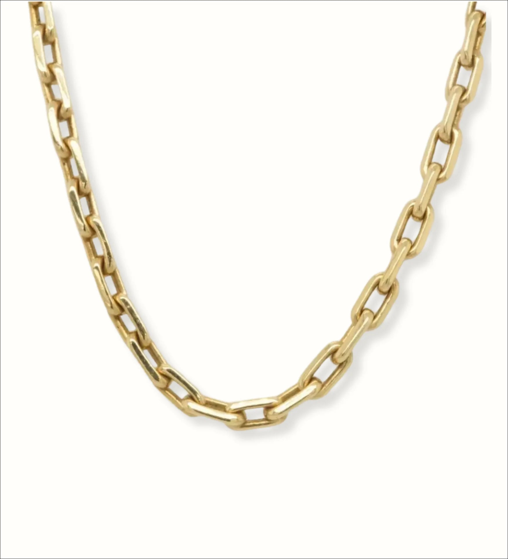 Gold Jewelry: 18k Diamond Cut Chain | Chains