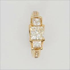 18k Gold Ring with 0.98ct Diamond | Rings