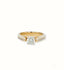 Eternal Love 18k Diamond Engagement Ring with 0.56ct diamond in gold setting.
