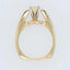 Eternal Love 18k diamond engagement ring with 0.56ct diamond by Art Gold Jewelry.