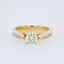 Eternal Love 18k Diamond Engagement Ring with 0.56ct diamond in gold setting.