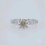 18k White Gold Ring with 1.35ct Diamond by Art Gold Jewelry
