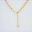 Luxurious 18k gold double chain anklet with heart charm, embodying elegance and sophistication from Art Gold Jewelry.