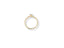 18k Gold Twist of Brilliance Engagement Ring featuring a diamond solitaire focal point