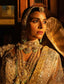 A woman wears beautiful traditional indian jewelry.