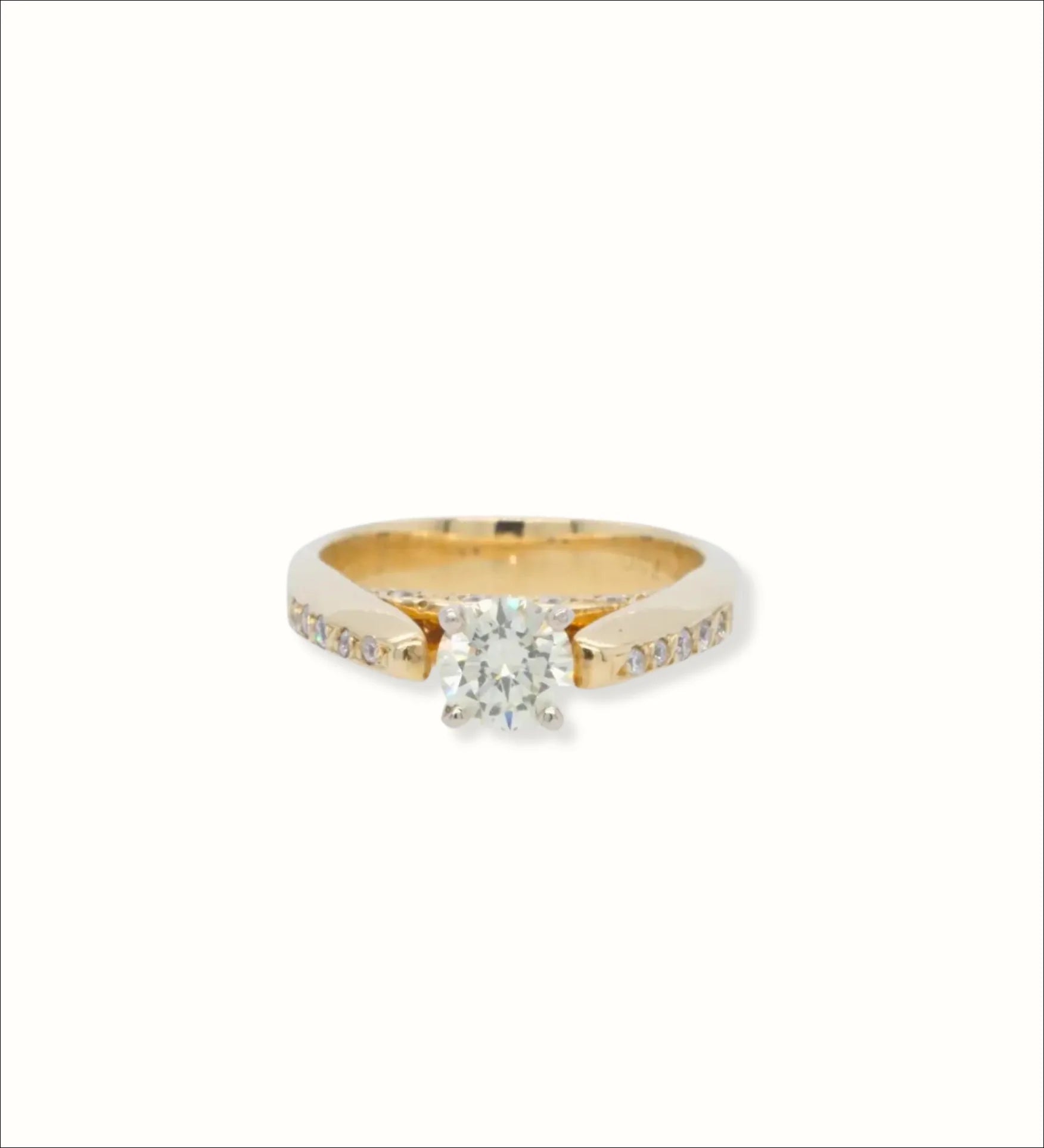 18k Engagement Ring with 0.56ct Diamond | Home page