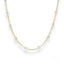 Delicate 18k gold diamond anklet featuring spaced diamond accents for elegant style