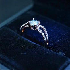 ’Romantic 18k Rose Gold Diamond Ring’ | Home page