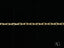 Gold chain necklace with elongated oval links in 18k solid gold design