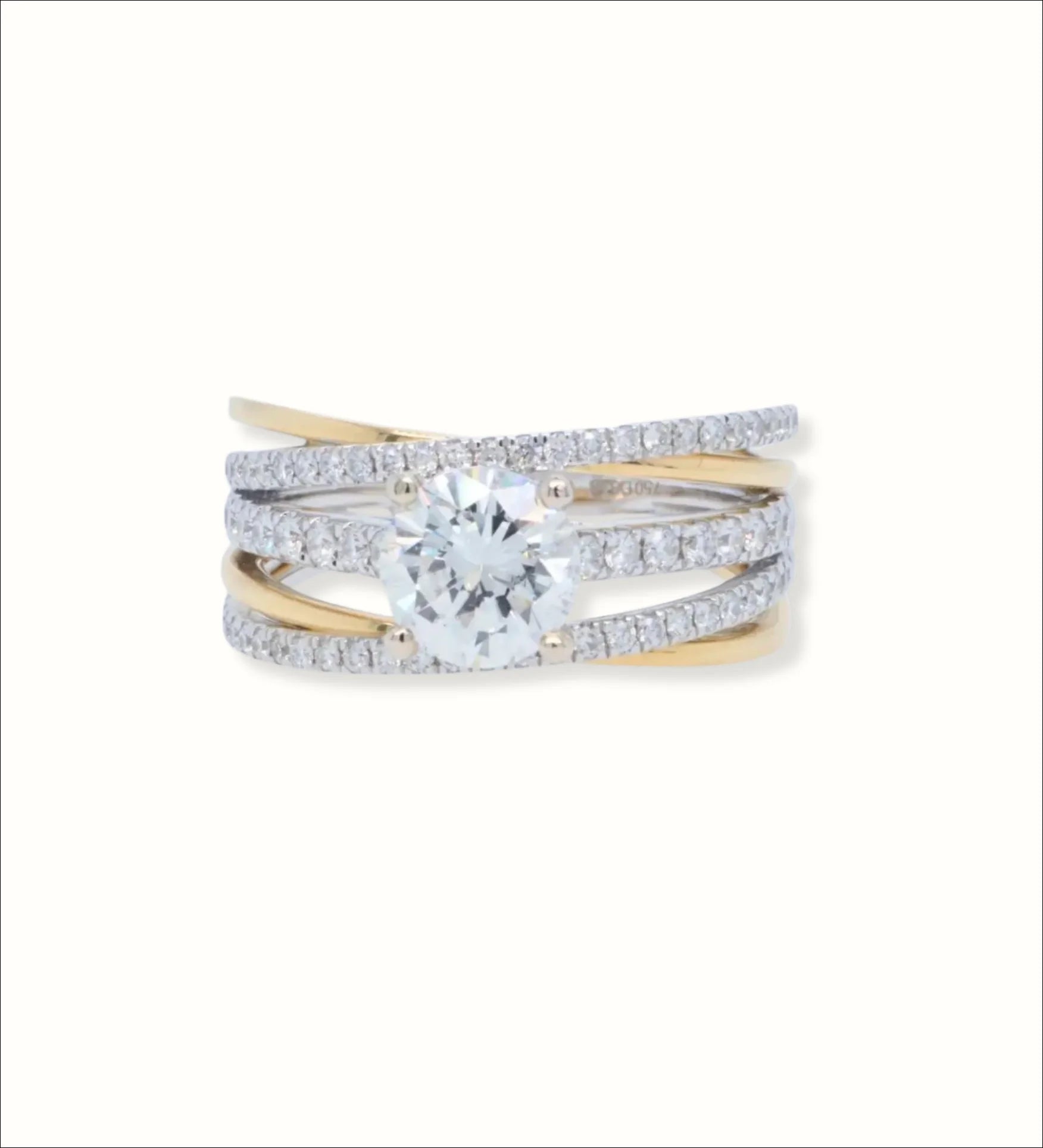 18k White and Yellow Gold with 1ct Diamond | Home page