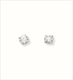 Radiant 18k White Gold Diamond Earrings | Home page