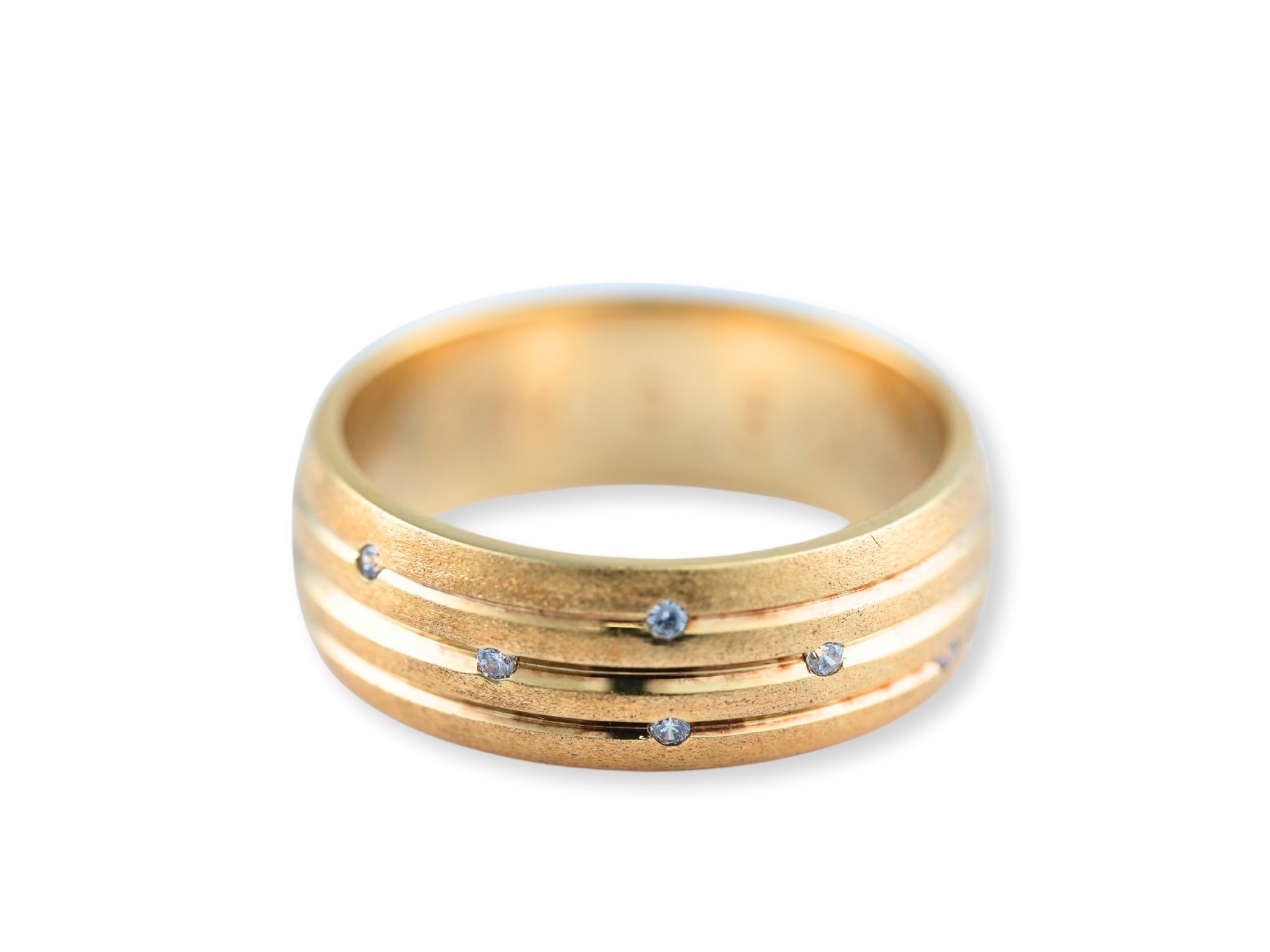 Stellar Strands Wedding Band