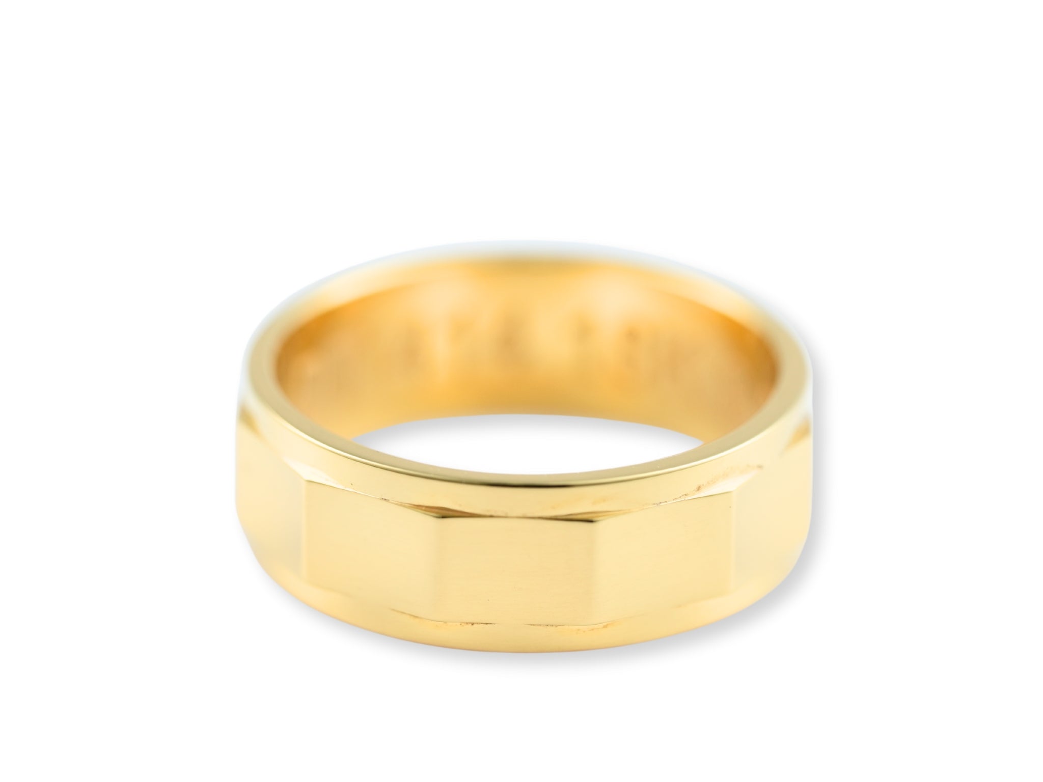 Imperial Facet Wedding Band