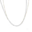 Delicate 14k gold box chain necklace with small beads for elegant style