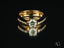 Diamond Engagement Ring with 18k Gold Band and Pavé Diamonds, Embrace of Light