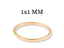 Thin Gold Ring from Essence Linea 1mm, a stunning piece of art gold jewelry