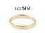 Gold wedding band from Essence Linea 2mm Ring, showcasing art gold jewelry elegance