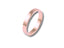 Rose gold wedding band from Essence Linea 3mm Ring - elegant art gold jewelry