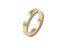 Plain gold wedding band from Essence Linea 3mm Ring, a stunning art gold jewelry piece