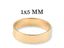 Gold wedding band in 18k yellow gold, Essence Linea 5mm Ring – Silent Statement