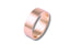 Polished rose gold ring from Essence Linea 6mm, part of elegant art gold jewelry collection