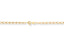 Gold chain necklace clasp on Golden Classic 18K Yellow Gold Basic Link Chain for art gold jewelry