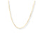 Gold chain necklace featuring a 18K Yellow Gold Paperclip Link Chain design