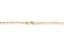 Gold rectangular link chain showcasing 18K Yellow Gold Paperclip Link Chain jewelry