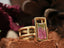 Gold ring and pendant featuring Watermelon Tourmaline in 18K Yellow Gold Harmony Stone Ring
