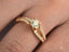 Radiant Vow Engagement Ring featuring split shank design and center diamond brilliance