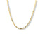 Gold box chain featured in Refined Prestige 18K Gold Piastrine Chain product