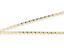 Gold chain with rectangular links from Refined Prestige 18K Gold Piastrine Chain