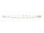 LED light strip highlighting Timeless Luxury 18k Solid Gold Box Link Bracelet design
