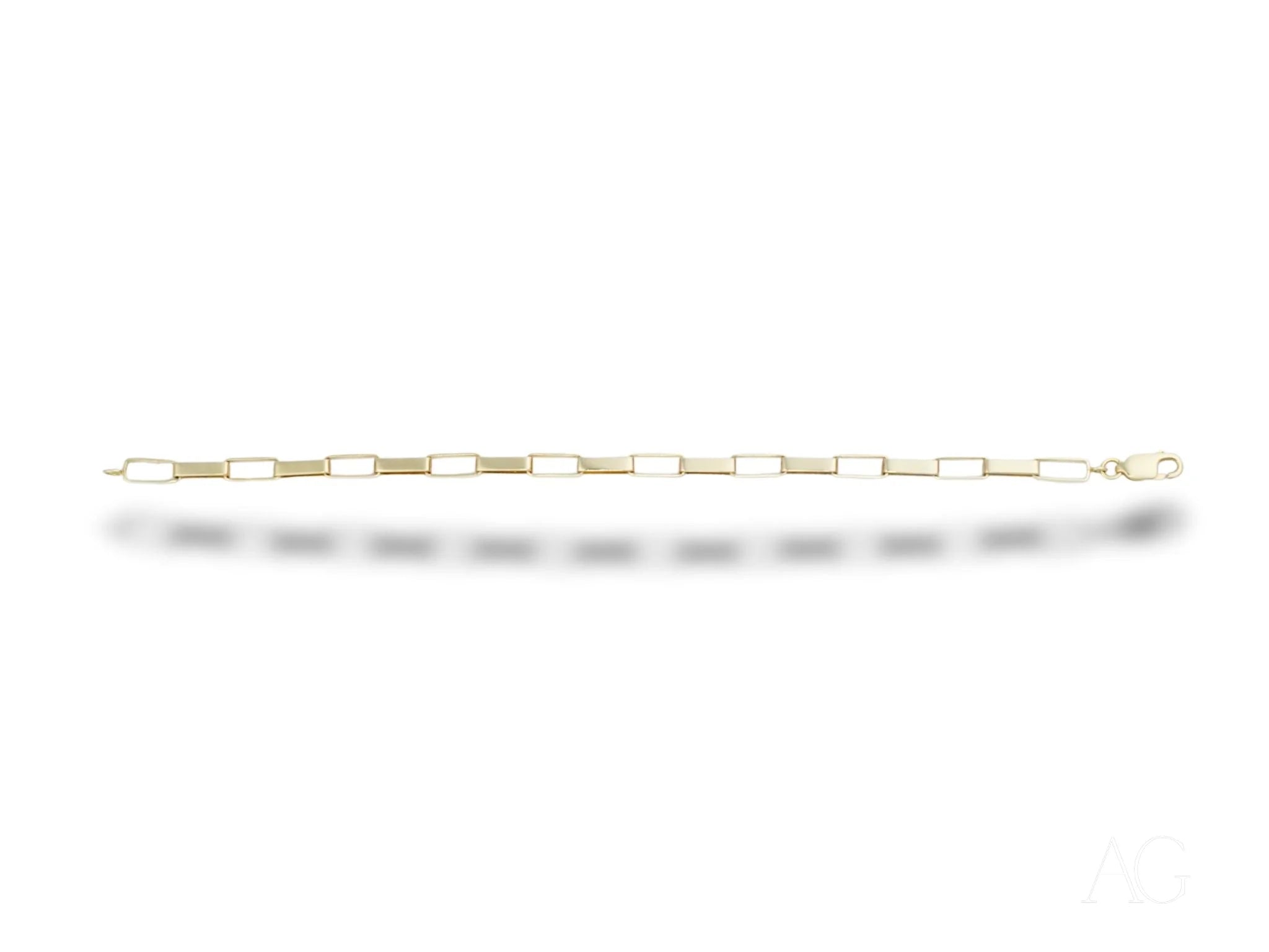 Elegant solid 18k gold kid's bracelet - classic and durable