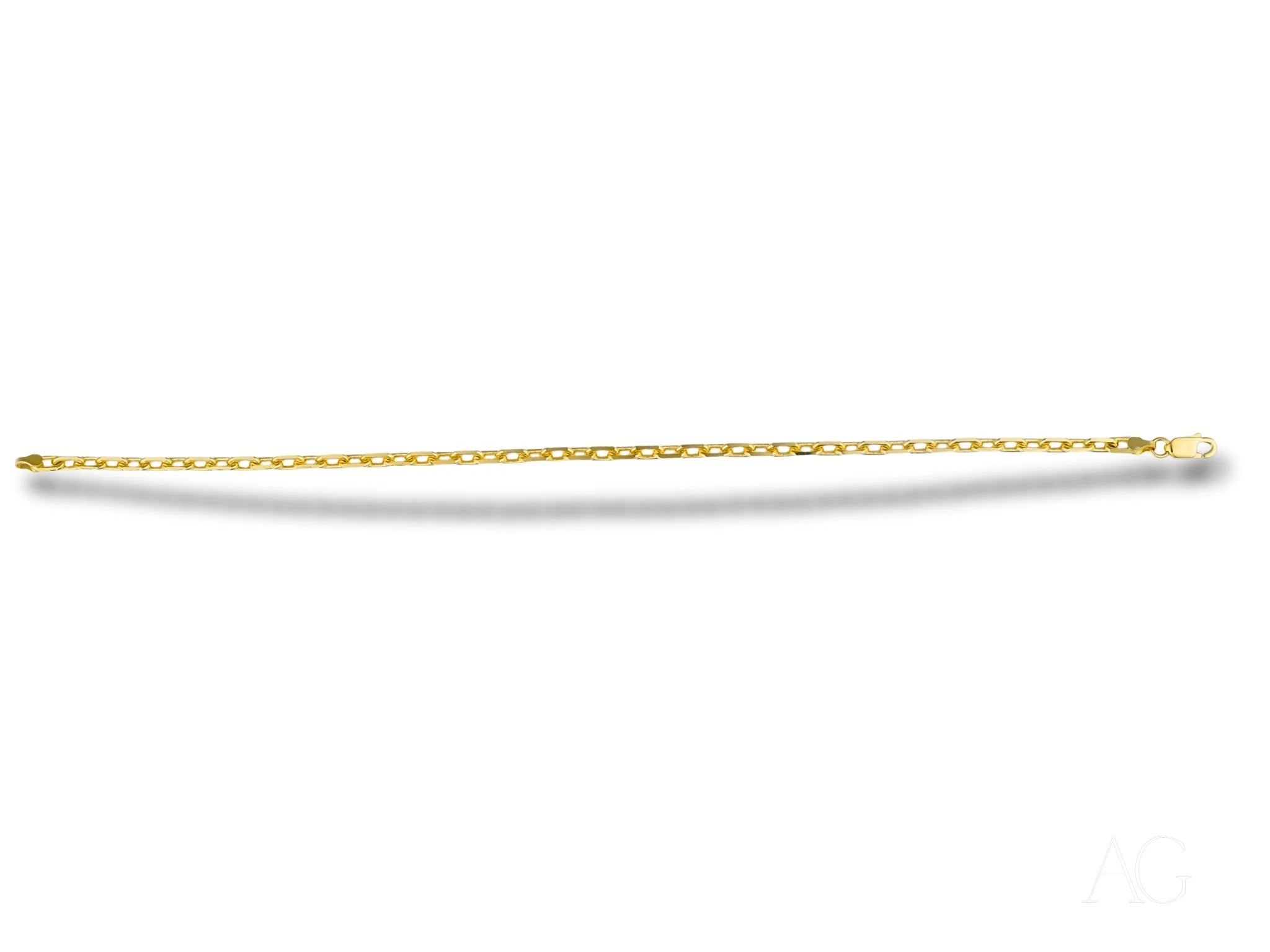 Radiant art gold bracelet: exquisite 18k solid gold with diamond-cut elegance