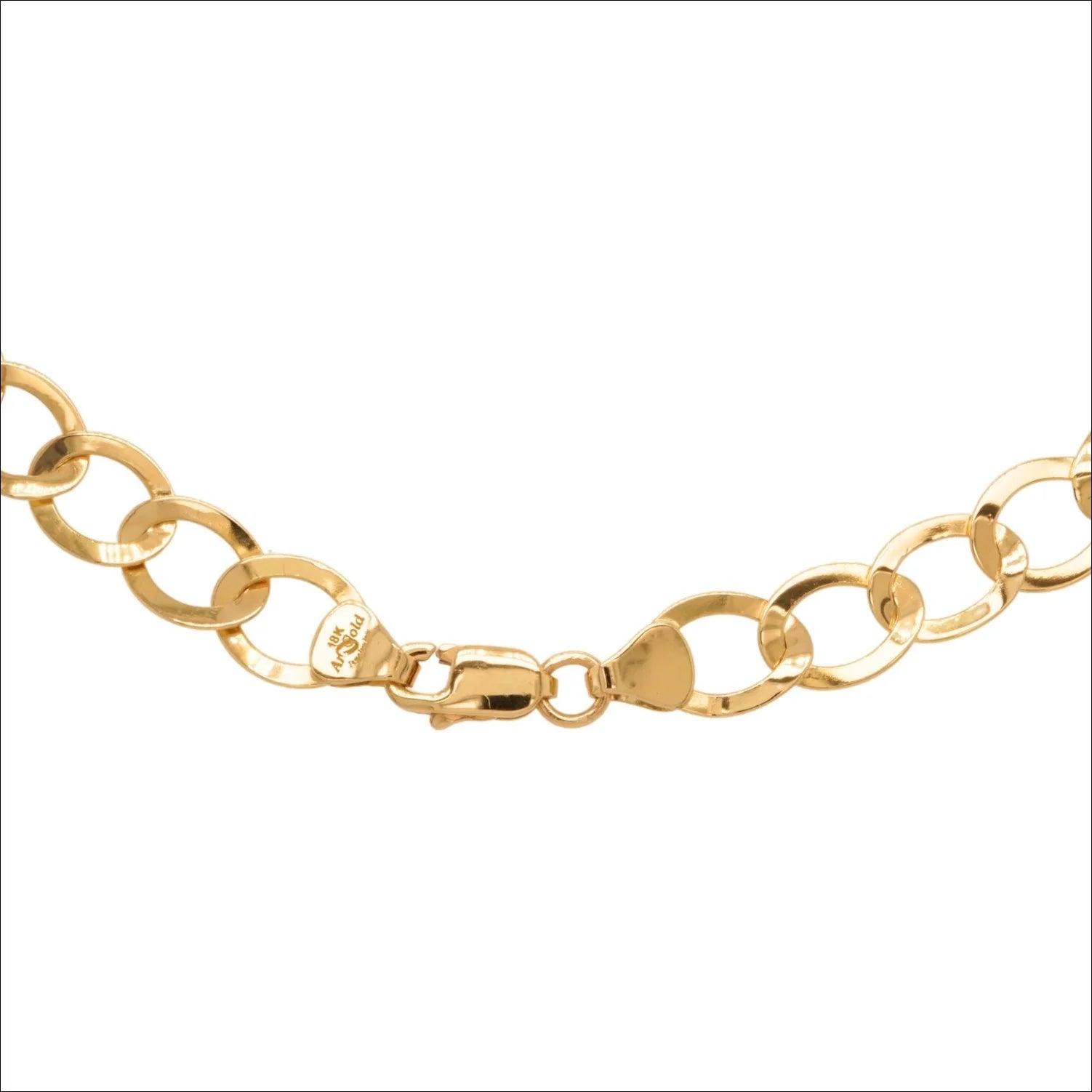 18k gold link chain - classic style | Chains