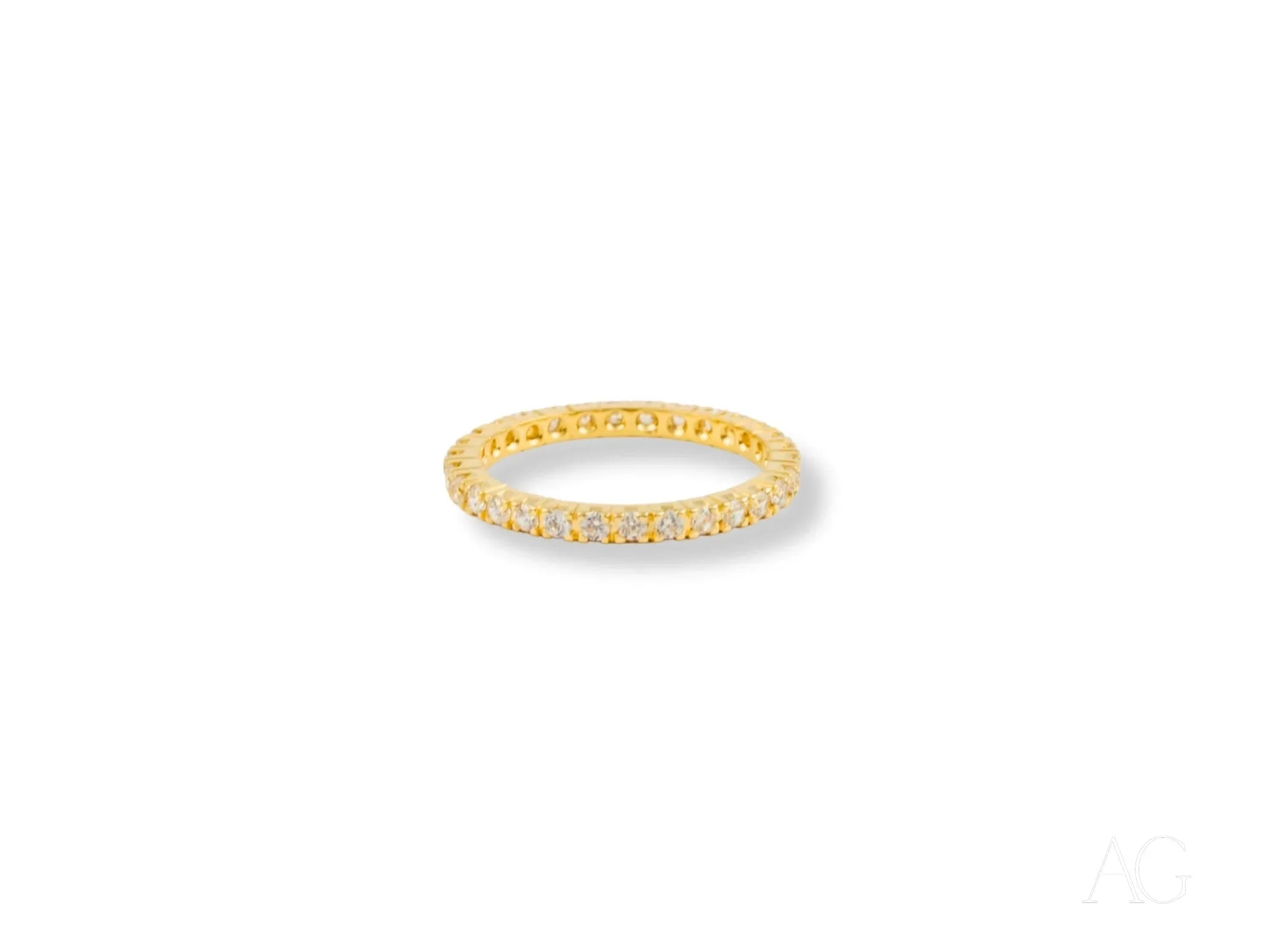 Elegant 18k gold ring adorned with yellow gemstones for timeless elegance