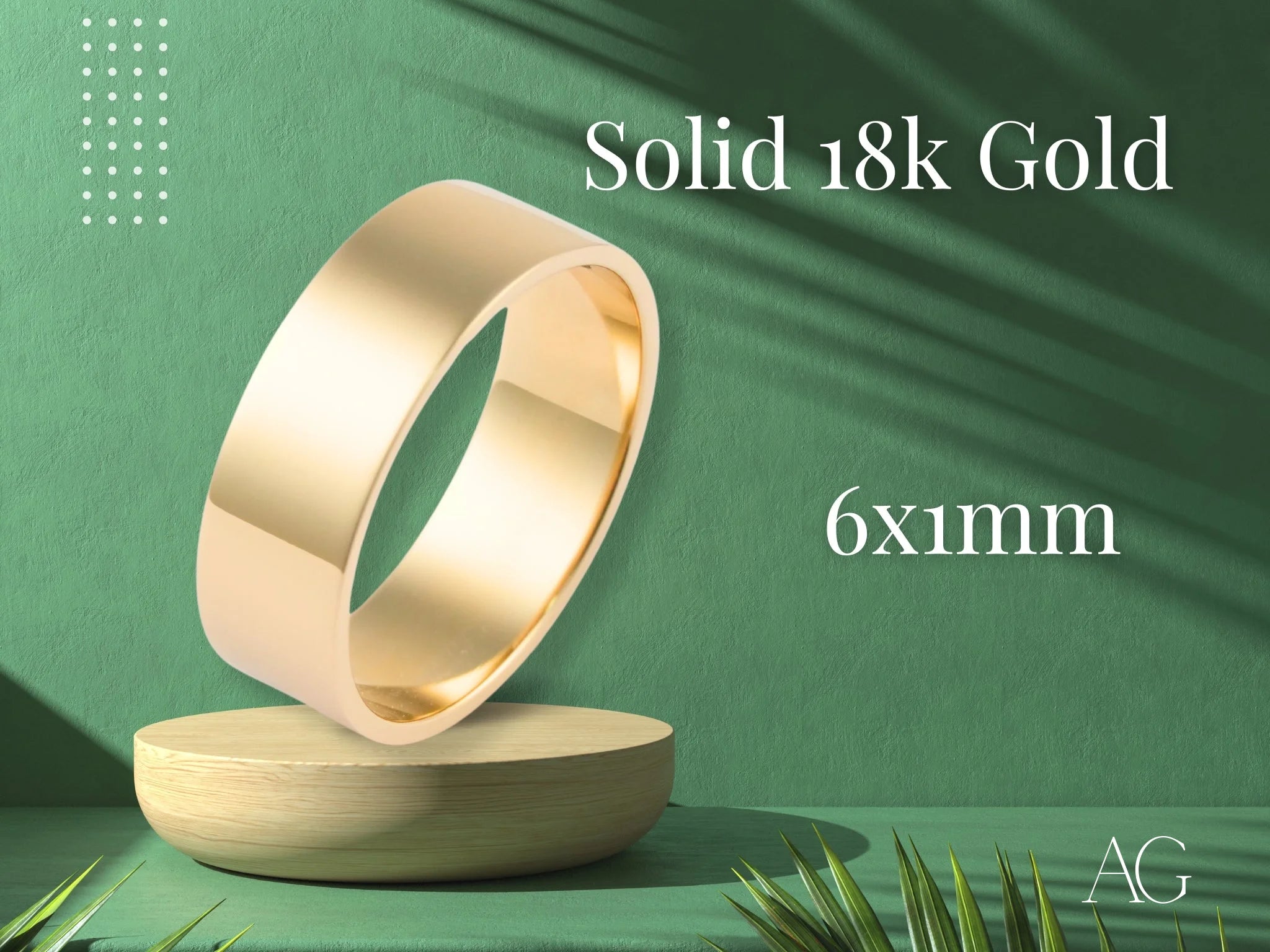 Timeless Minimalist Gold Ring with a thin and elegant solid gold design