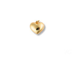 18k gold Golden Embrace Heart Pendant with unique cutout design for elegance