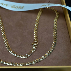 Elegant 18k gold cuban chain | Above $1000