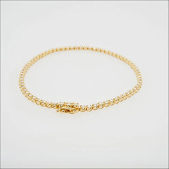 Radiant Sparkle: 18k Gold Diamond Bracelet | Home page
