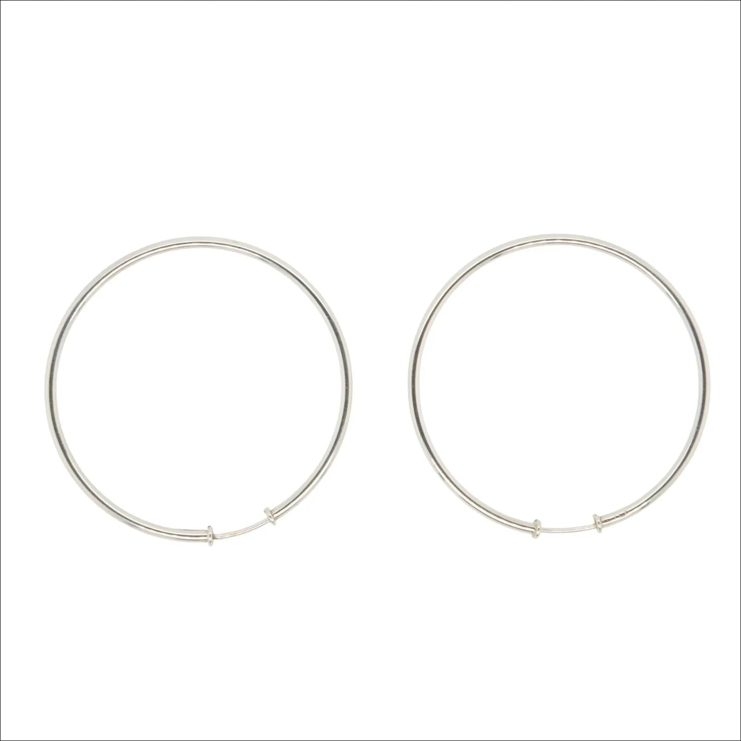 Luxury 18k White Gold Hoop Earrings | Home page