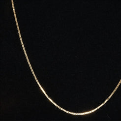 Luxurious 14k gold box chain | Necklaces