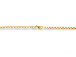 Supreme Elegance 18K Gold Cuban Chain necklace showcasing art gold jewelry design