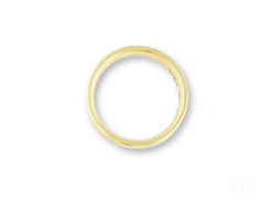 Gold-colored 14k Gold Twin Promise Wedding Band showcasing elegance and commitment